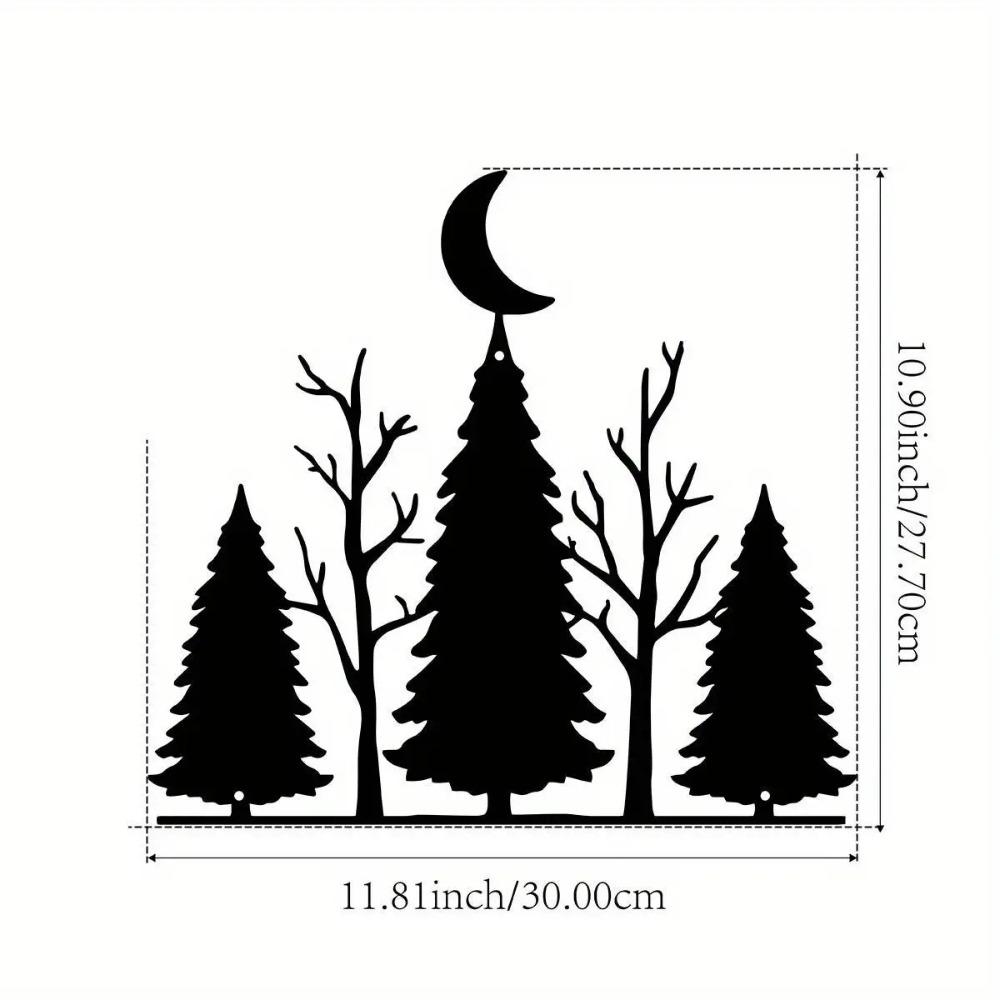 Bohemian Metal Tree Moon Wall Art Outdoor Garden Patio Decor Iron Sculpture for Living Room Balcony Indoor Home 12in
Bohemian Metal Tree Moon Wall Art Outdoor Garden Patio Decor Iron Sculpture for Living Room Balcony Indoor Home 12in
