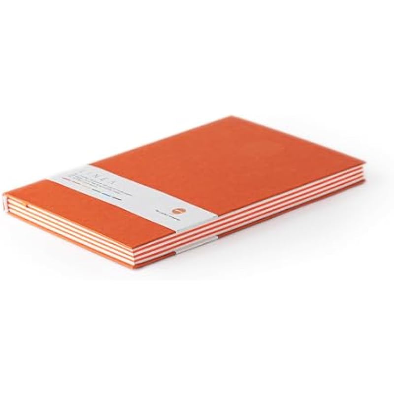 COMMA Linea | A5 size Hard Bound Notebook | 96 Coloured & 128 Natural Shade Unruled Pages of 80gsm Paper (Rust) 5
COMMA Linea | A5 size Hard Bound Notebook | 96 Coloured & 128 Natural Shade Unruled Pages of 80gsm Paper (Rust) 5