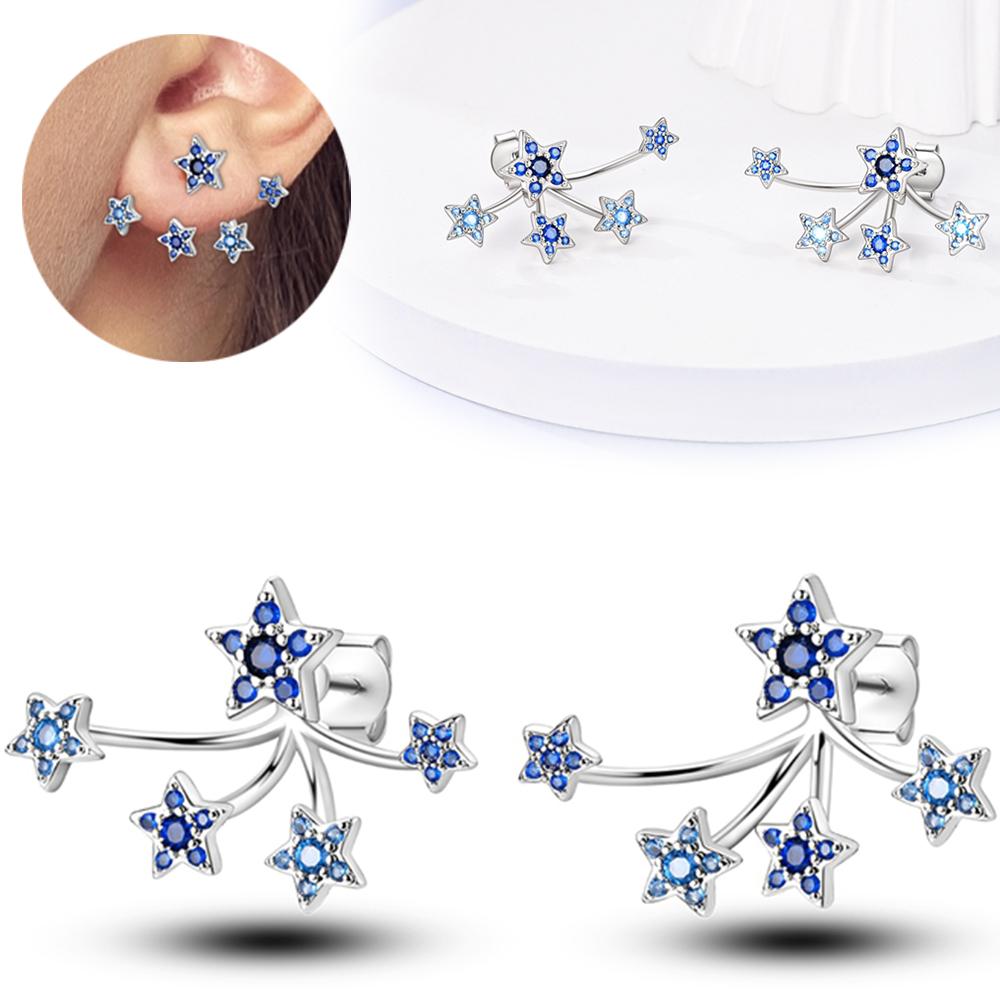 Blue Star Moon Sweet Earrings for Women Girls Trendy Fashion Jewelry High Quality Dainty Elegant Gift
Blue Star Moon Sweet Earrings for Women Girls Trendy Fashion Jewelry High Quality Dainty Elegant Gift