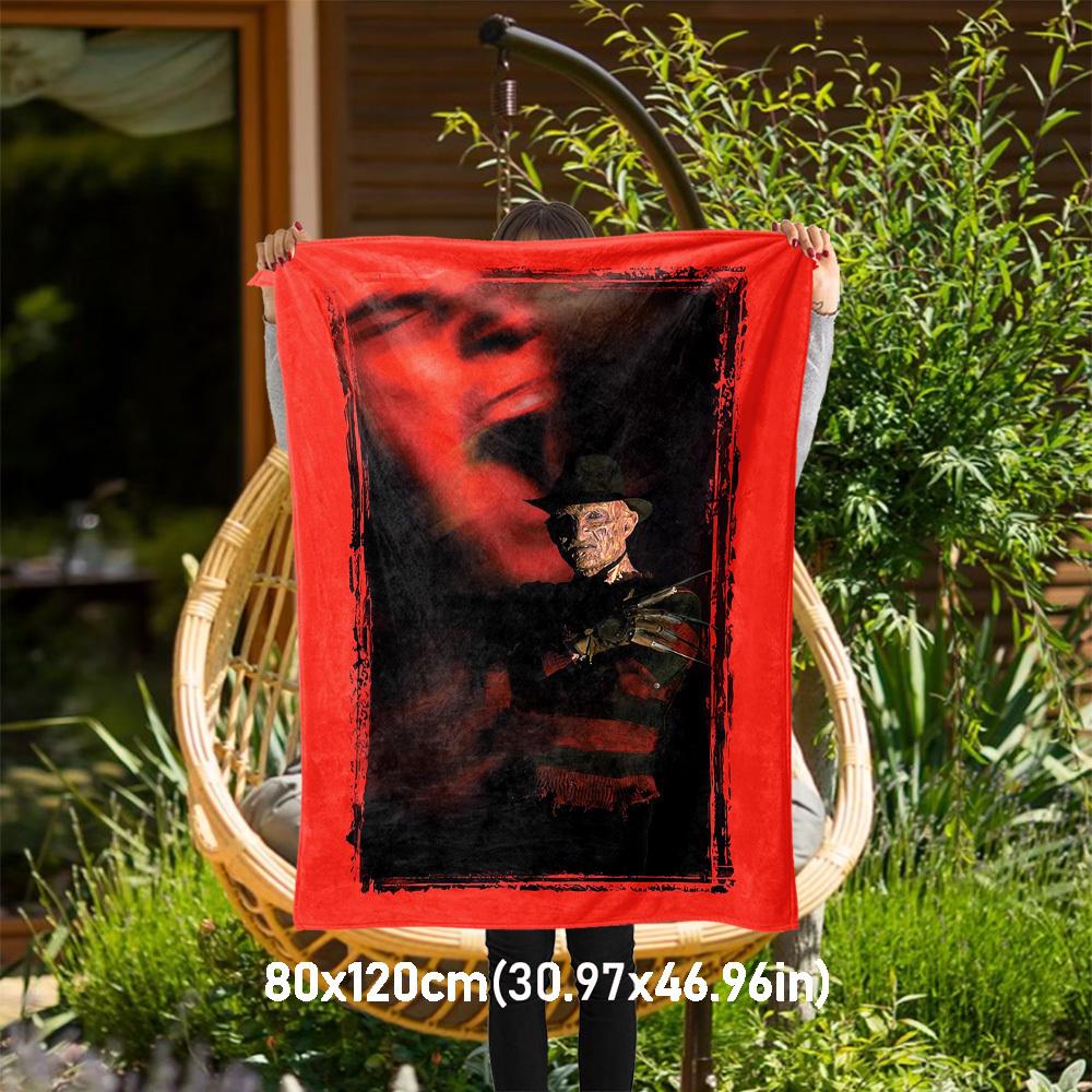 1pc Freddy Krueger,Nightmare on Elm Street, Throw Blanket,Soft Bedding Cover,Flannel Blankets, Travel,Camping,All Seasons Use 102765 80x120cm
1pc Freddy Krueger,Nightmare on Elm Street, Throw Blanket,Soft Bedding Cover,Flannel Blankets, Travel,Camping,All Seasons Use 102765 80x120cm