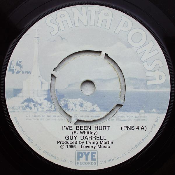 7inch Record GUY DARRELL - I ve Been Hurt PNS4 Santa Ponsa 1973 UK Soul/Funk Used
7inch Record GUY DARRELL - I ve Been Hurt PNS4 Santa Ponsa 1973 UK Soul/Funk Used
