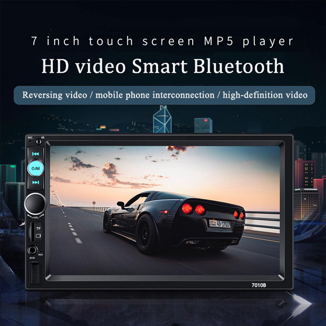 7010B 7-inch Touch Screen Car MP5 Player Multi-functional Car Audio Device Parking System Type A
7010B 7-inch Touch Screen Car MP5 Player Multi-functional Car Audio Device Parking System Type A