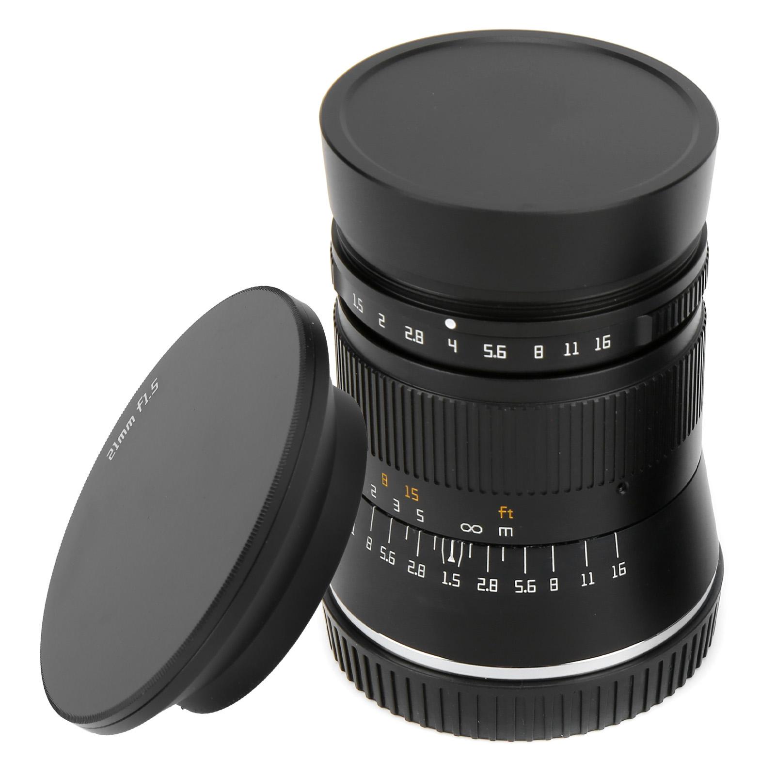 TTArtisan 21mm F1.5 полнокадровый широкоугольный объектив с ручной фокусировкой для камеры Nikon ZMount
TTArtisan 21mm F1.5 полнокадровый широкоугольный объектив с ручной фокусировкой для камеры Nikon ZMount