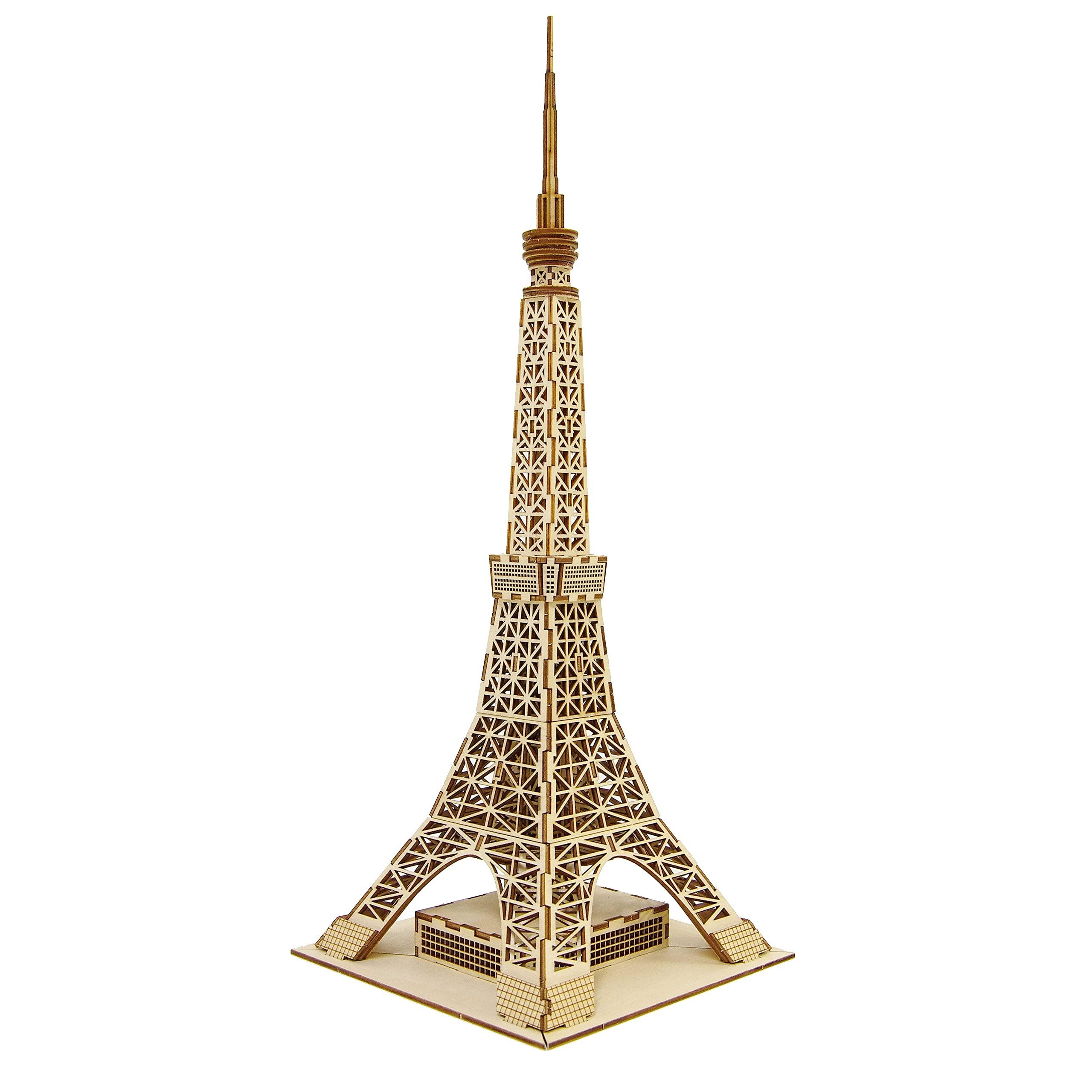 Tokyo Tower 3D Wooden Puzzle DIY Craft Kit for Kids and Adults Educational Toy for Boys and Girls 3D Also a Great Gift for Adults ki-gu-mi - - -
Tokyo Tower 3D Wooden Puzzle DIY Craft Kit for Kids and Adults Educational Toy for Boys and Girls 3D Also a Great Gift for Adults ki-gu-mi - - -