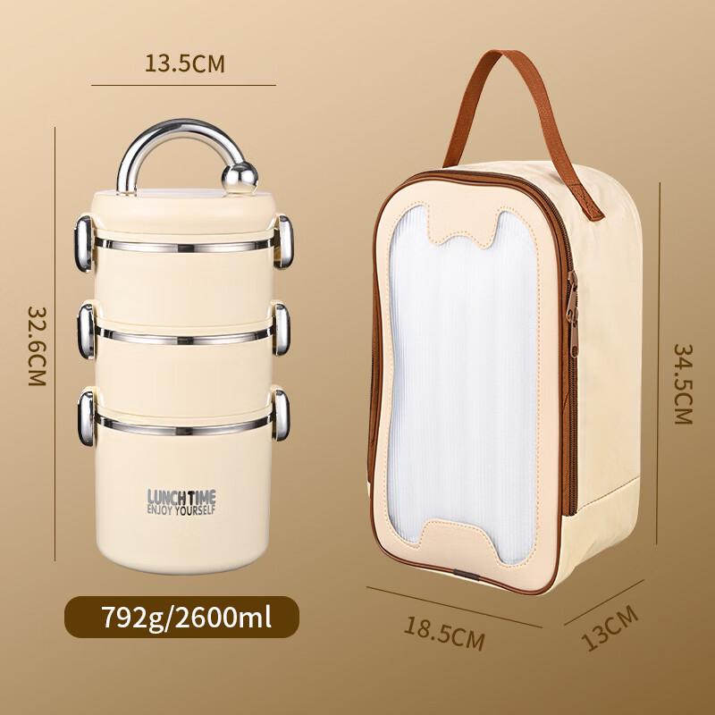 Ru Han 3-Layer Insulated Lunch Box Set
Ru Han 3-Layer Insulated Lunch Box Set