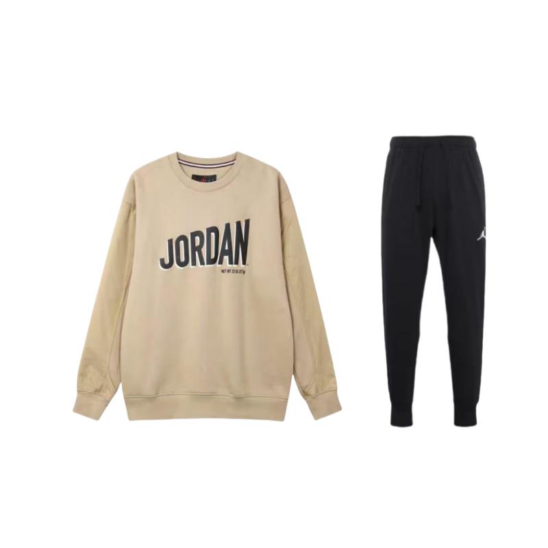 Jordan Letter Logo Print Fleece Crew Neck Long Sleeve Drawstring Cuffed Knit Pants Casual Sports Suit Unisex Tracksuits DV7589-277+DQ7333-010 M
Jordan Letter Logo Print Fleece Crew Neck Long Sleeve Drawstring Cuffed Knit Pants Casual Sports Suit Unisex Tracksuits DV7589-277+DQ7333-010 M
