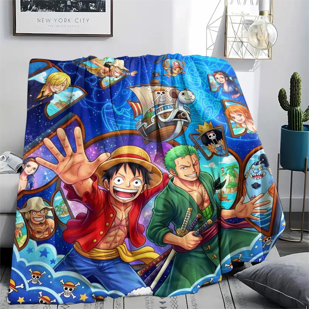 One Piece Luffy Warm Comfortable Print Flannel Blanket Fit Bed Chair Sofa Bedroom Outdoor Picnic.-TING 75x90cm
One Piece Luffy Warm Comfortable Print Flannel Blanket Fit Bed Chair Sofa Bedroom Outdoor Picnic.-TING 75x90cm