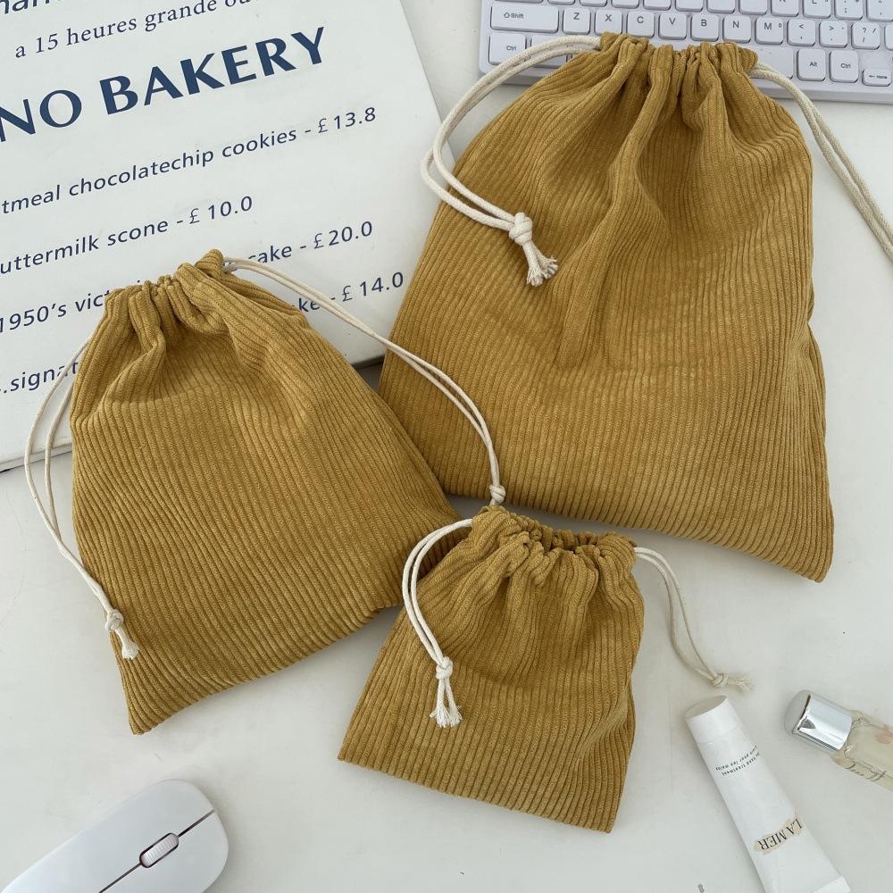 3pcs Corduroy Solid Color Drawstring Storage Portable Large Capacity Makeup Bag Draw String Bags жёлтый
3pcs Corduroy Solid Color Drawstring Storage Portable Large Capacity Makeup Bag Draw String Bags жёлтый
