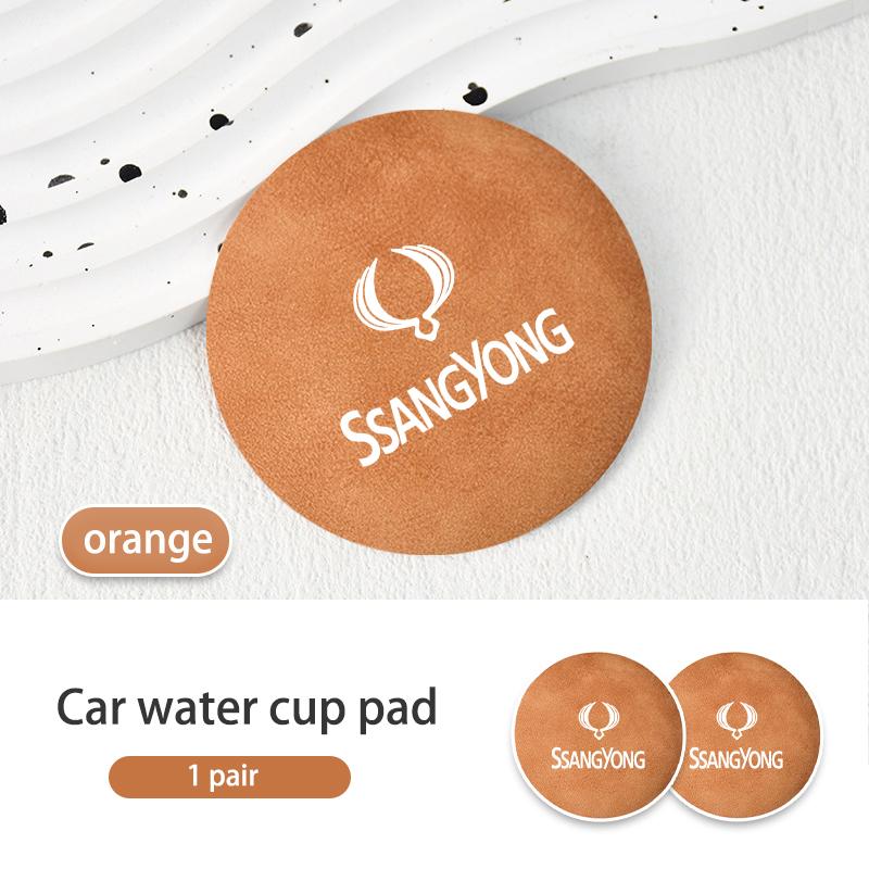 2pcs Suede Car Coaster Water Cup Drink Holder Mat Anti-Slip Pad For SsangYong Sport Korando Rexton Musso Chairman Turismo Nomad
2pcs Suede Car Coaster Water Cup Drink Holder Mat Anti-Slip Pad For SsangYong Sport Korando Rexton Musso Chairman Turismo Nomad