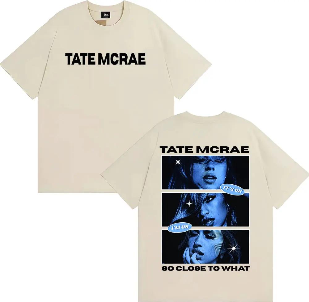 Tate McRae So Close To What Graphic T Shirts Men Women Clothing Fashion Aesthetic T Shirt Cotton Loose Short Sleeve T-shirt XXXL чорний
Tate McRae So Close To What Graphic T Shirts Men Women Clothing Fashion Aesthetic T Shirt Cotton Loose Short Sleeve T-shirt XXXL чорний