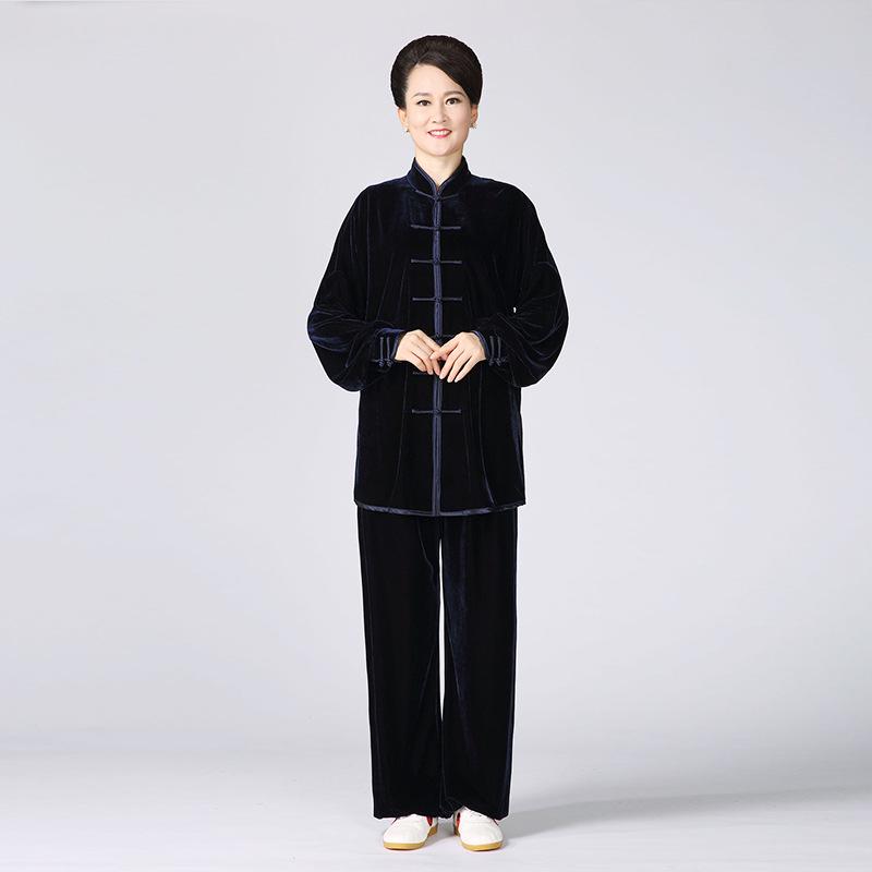 Unisex Thickened Gold Velvet Tai Chi Uniform for Autumn/Winter Martial Arts Practice XL
Unisex Thickened Gold Velvet Tai Chi Uniform for Autumn/Winter Martial Arts Practice XL