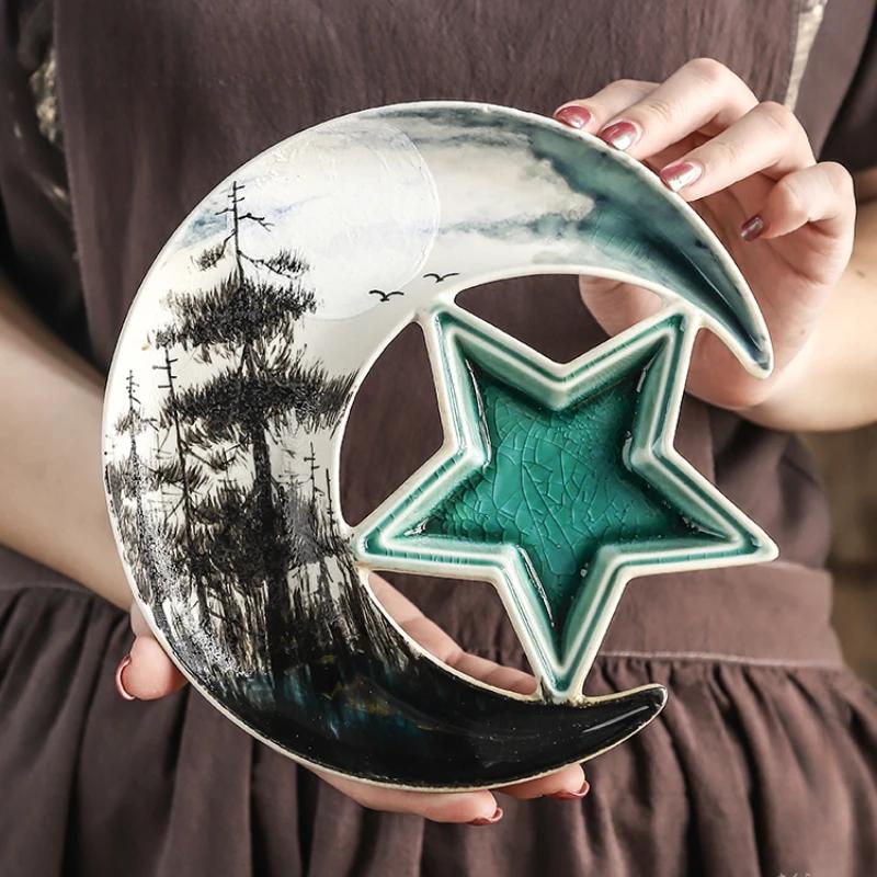 Japanese Tableware Dumpling Plate with Vinegar Dish Creative Breakfast Plate Ceramic Creative Sushi Plate 8 inches
Japanese Tableware Dumpling Plate with Vinegar Dish Creative Breakfast Plate Ceramic Creative Sushi Plate 8 inches