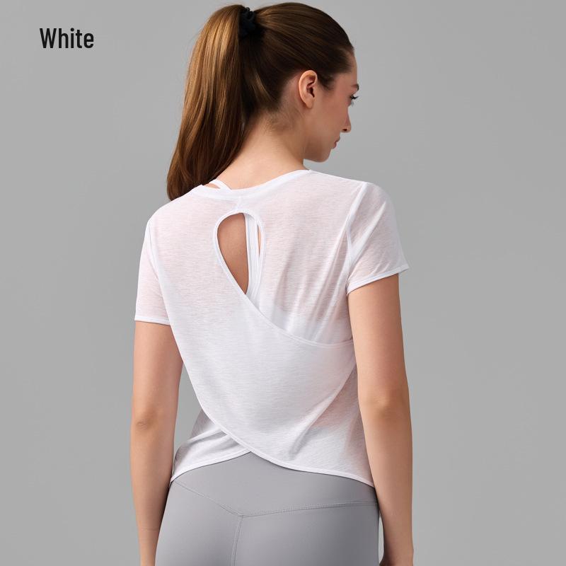Women’s Quick-Dry Cross-Back Sports Top - Short Sleeve for Running, Training, Pilates, Yoga, Breathable Fitness Cover-Up XL
Women’s Quick-Dry Cross-Back Sports Top - Short Sleeve for Running, Training, Pilates, Yoga, Breathable Fitness Cover-Up XL