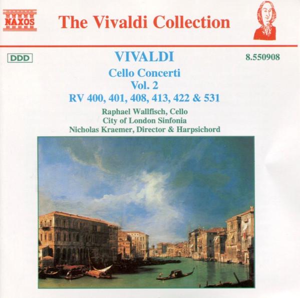 CD A. VIVALDI - Cello Concertos Vol. 2 8550908 Naxos 1995 Europe Classical Used
CD A. VIVALDI - Cello Concertos Vol. 2 8550908 Naxos 1995 Europe Classical Used