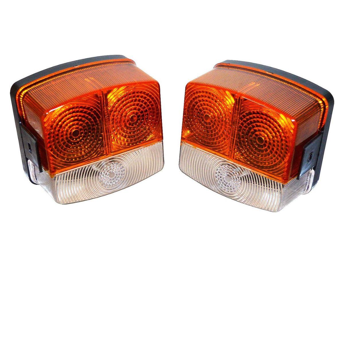 Duetz Fahr / Case IH / John Deere Tractor Direction Indicator & Position Lamp Set (LH + RH) – Amber/Clear | 12V
Duetz Fahr / Case IH / John Deere Tractor Direction Indicator & Position Lamp Set (LH + RH) – Amber/Clear | 12V