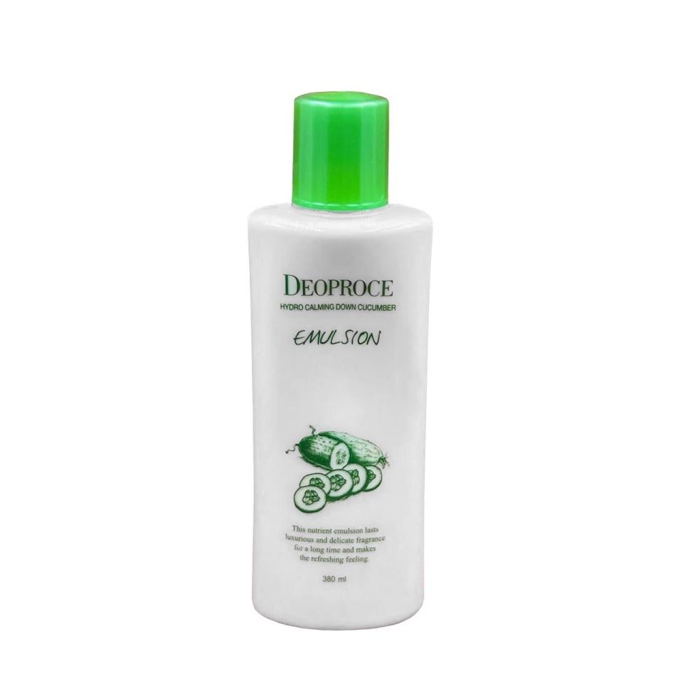 Успокаивающая эмульсия для лица с экстрактом огурца DEOPROCE HYDRO CALMING DOWN CUCUMBER EMULSION 380мл
Успокаивающая эмульсия для лица с экстрактом огурца DEOPROCE HYDRO CALMING DOWN CUCUMBER EMULSION 380мл