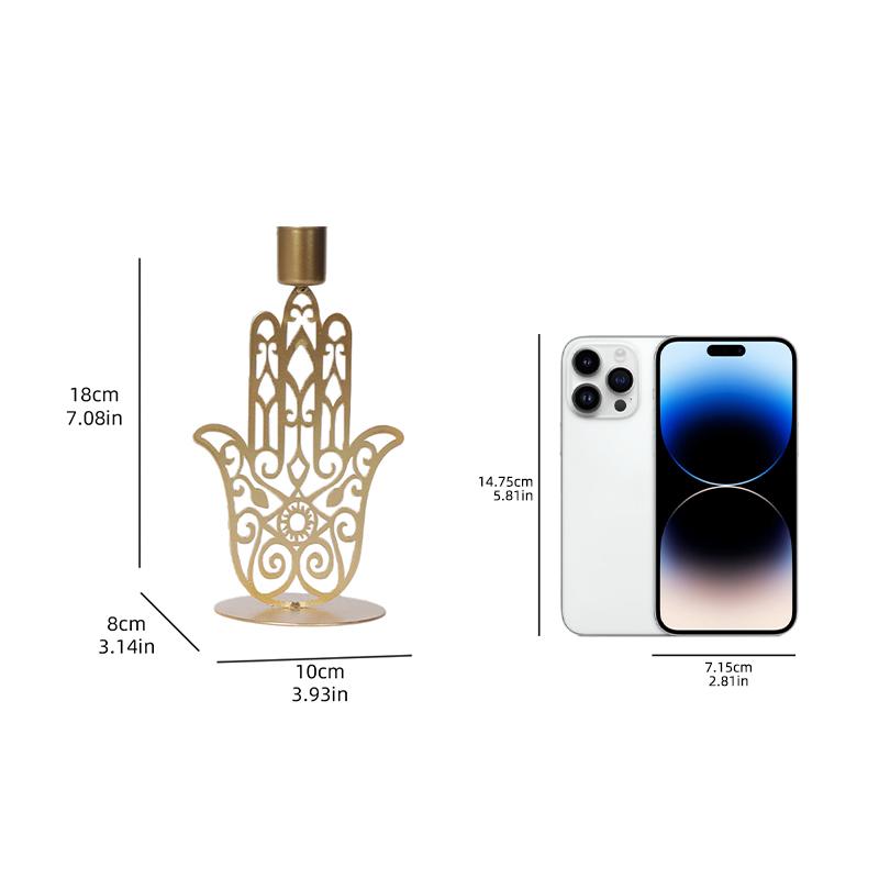 Eid al-Fitr Golden Candlestick/Incense Burner Ramadan Decorative Ornament Living Room Entryway Decor Festive Atmosphere Accent
Eid al-Fitr Golden Candlestick/Incense Burner Ramadan Decorative Ornament Living Room Entryway Decor Festive Atmosphere Accent