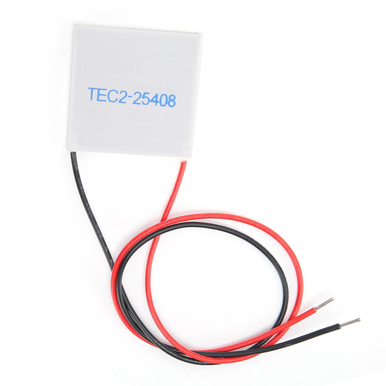 Термоелектричний охолоджувач TEC2‑25408 2-шарова напівпровідникова електронна охолоджувальна пластина 40x40 мм 12 В 8 А
Термоелектричний охолоджувач TEC2‑25408 2-шарова напівпровідникова електронна охолоджувальна пластина 40x40 мм 12 В 8 А