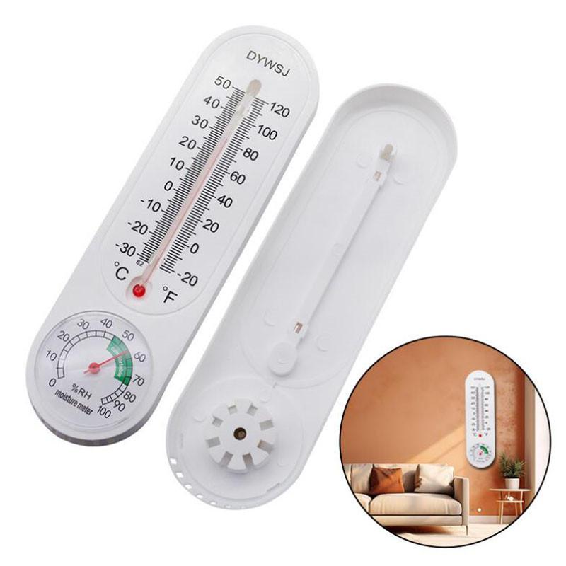 Hygrometer Breeding Thermometer -20-120 (RH) -30~50°C Bracket Humidity Meter Large Two In One Design Greenhouse Pack of 1
Hygrometer Breeding Thermometer -20-120 (RH) -30~50°C Bracket Humidity Meter Large Two In One Design Greenhouse Pack of 1
