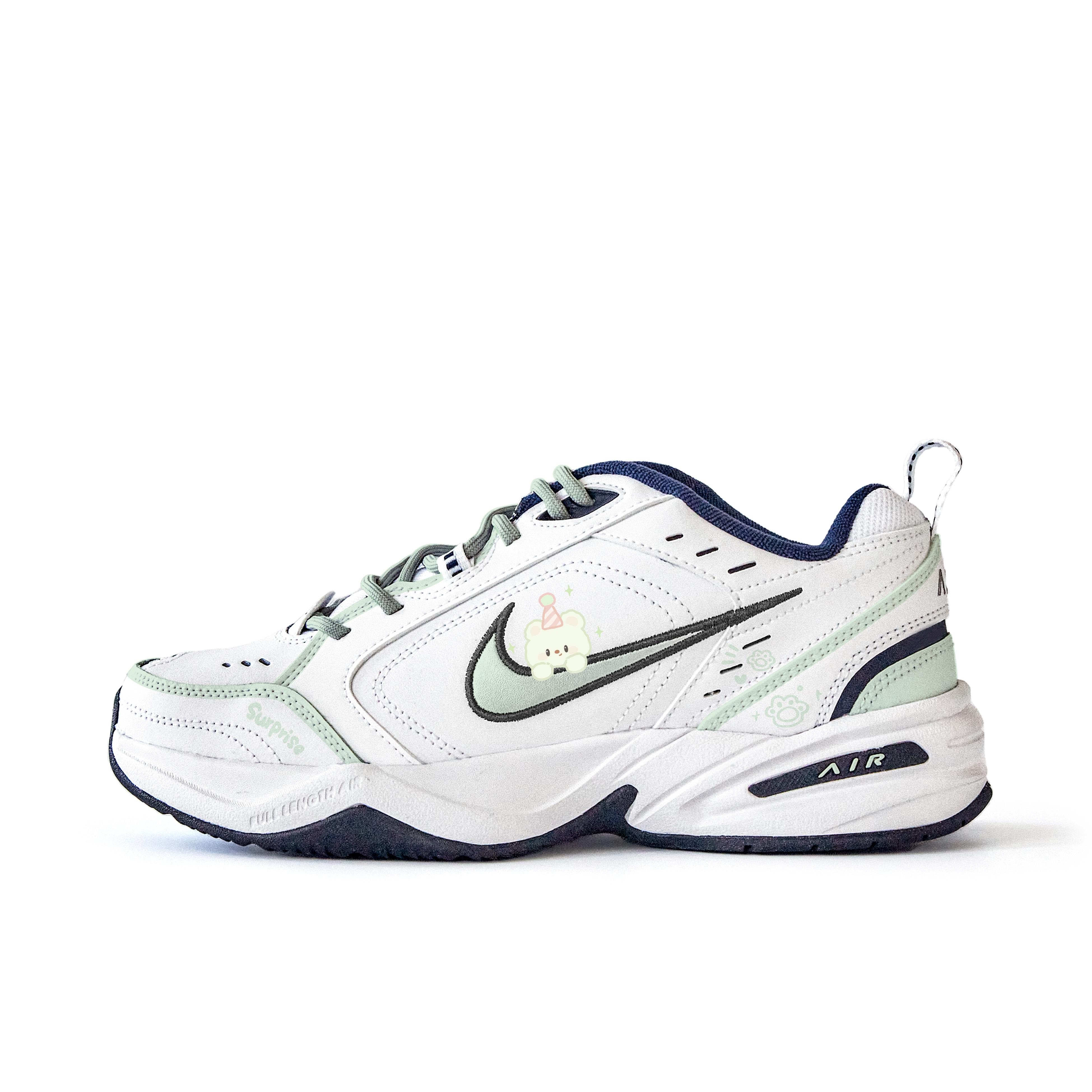 Nike Air Monarch 4 Slip Resistant Abrasion Resistant Low top Chunky Sneakers Unisex Light Green 415445-102(Team676-) 45
Nike Air Monarch 4 Slip Resistant Abrasion Resistant Low top Chunky Sneakers Unisex Light Green 415445-102(Team676-) 45