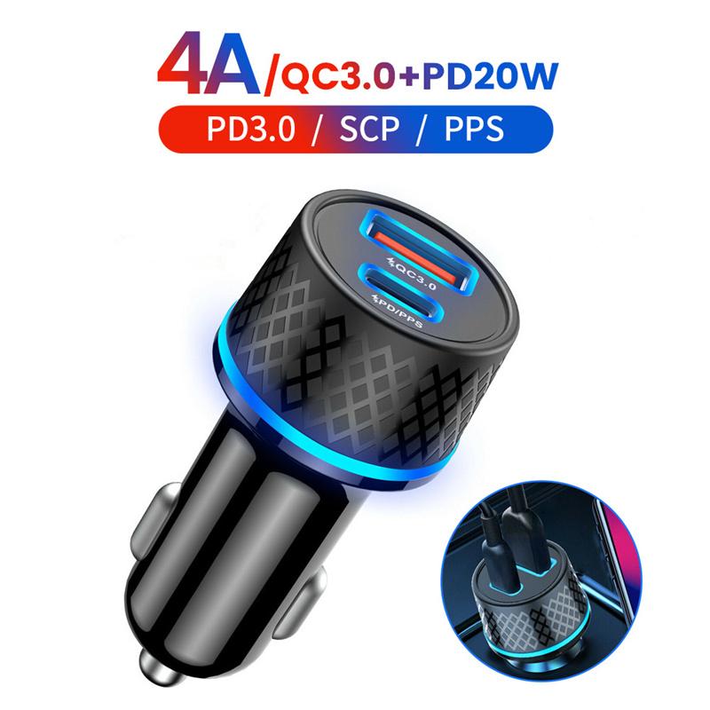 20wqc3.0usb + pd Быстрое зарядное устройство для мобильного телефона Type-c Автомобильное зарядное устройство Автомобильный адаптер прикуривателя для Iphone Huawei Samsung
20wqc3.0usb + pd Быстрое зарядное устройство для мобильного телефона Type-c Автомобильное зарядное устройство Автомобильный адаптер прикуривателя для Iphone Huawei Samsung