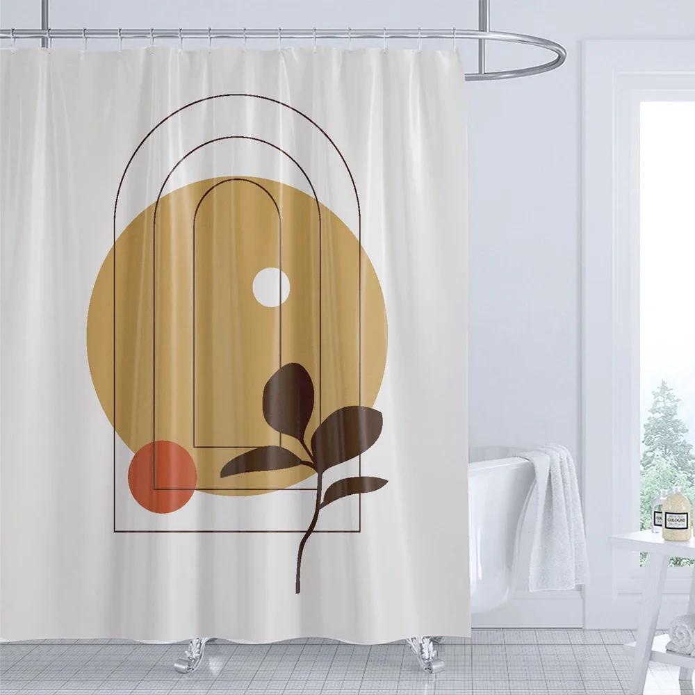 Nordic Wind Shower Curtain Abstract Aesthetic Bohemian Modern Mid Century Bathroom Curtain Waterproof For Hotel Bathtub W60H190(CM)-1 Pcs
Nordic Wind Shower Curtain Abstract Aesthetic Bohemian Modern Mid Century Bathroom Curtain Waterproof For Hotel Bathtub W60H190(CM)-1 Pcs
