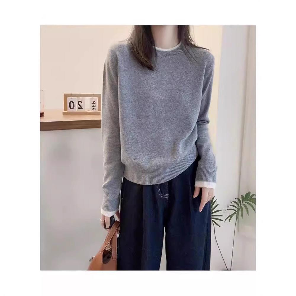 Women s Color Block Knitted Two-Piece-Look Sweater - Soft, Warm, & Fashionable Autumn/Winter Top L
Women s Color Block Knitted Two-Piece-Look Sweater - Soft, Warm, & Fashionable Autumn/Winter Top L