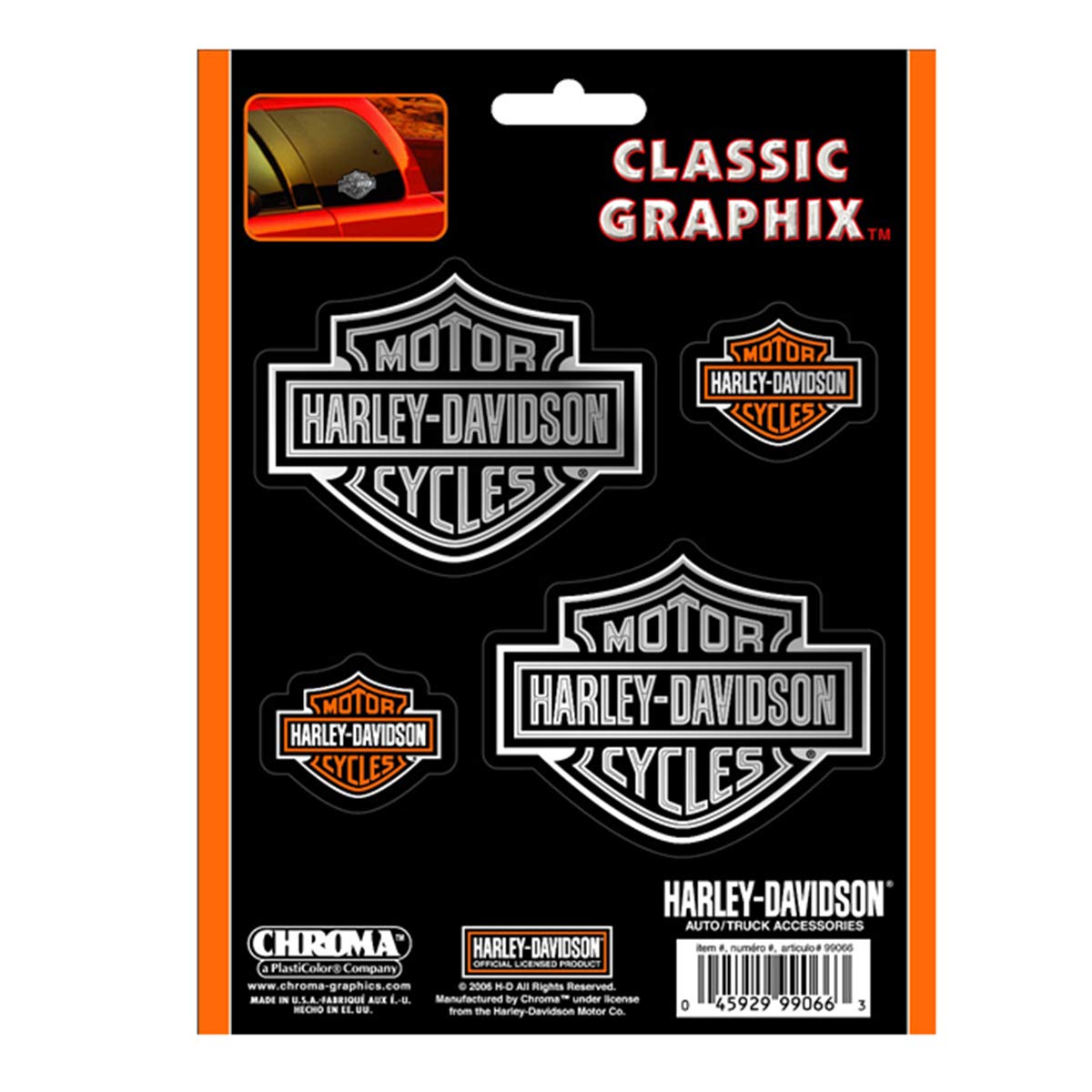 Классическая графика Хромированные наклейки Harley-Davidson B&S
Классическая графика Хромированные наклейки Harley-Davidson B&S