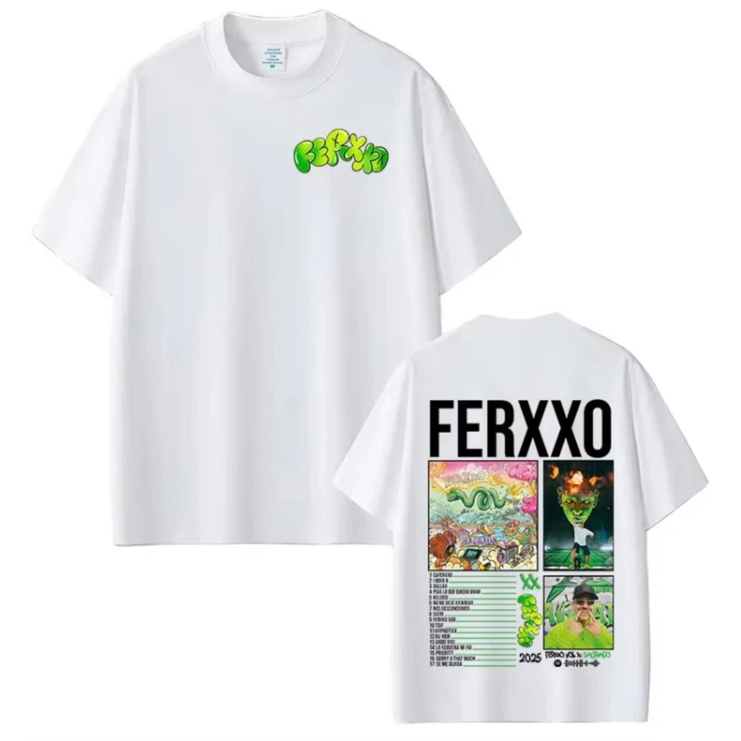 Rapper Feid Ferxxo Tour 2025 T-shirt Mens Women Clothing Fashion Hip Hop T-shirts Cotton Casual Oversized Short Sleeve T Shirts XXXXXL чорний
Rapper Feid Ferxxo Tour 2025 T-shirt Mens Women Clothing Fashion Hip Hop T-shirts Cotton Casual Oversized Short Sleeve T Shirts XXXXXL чорний