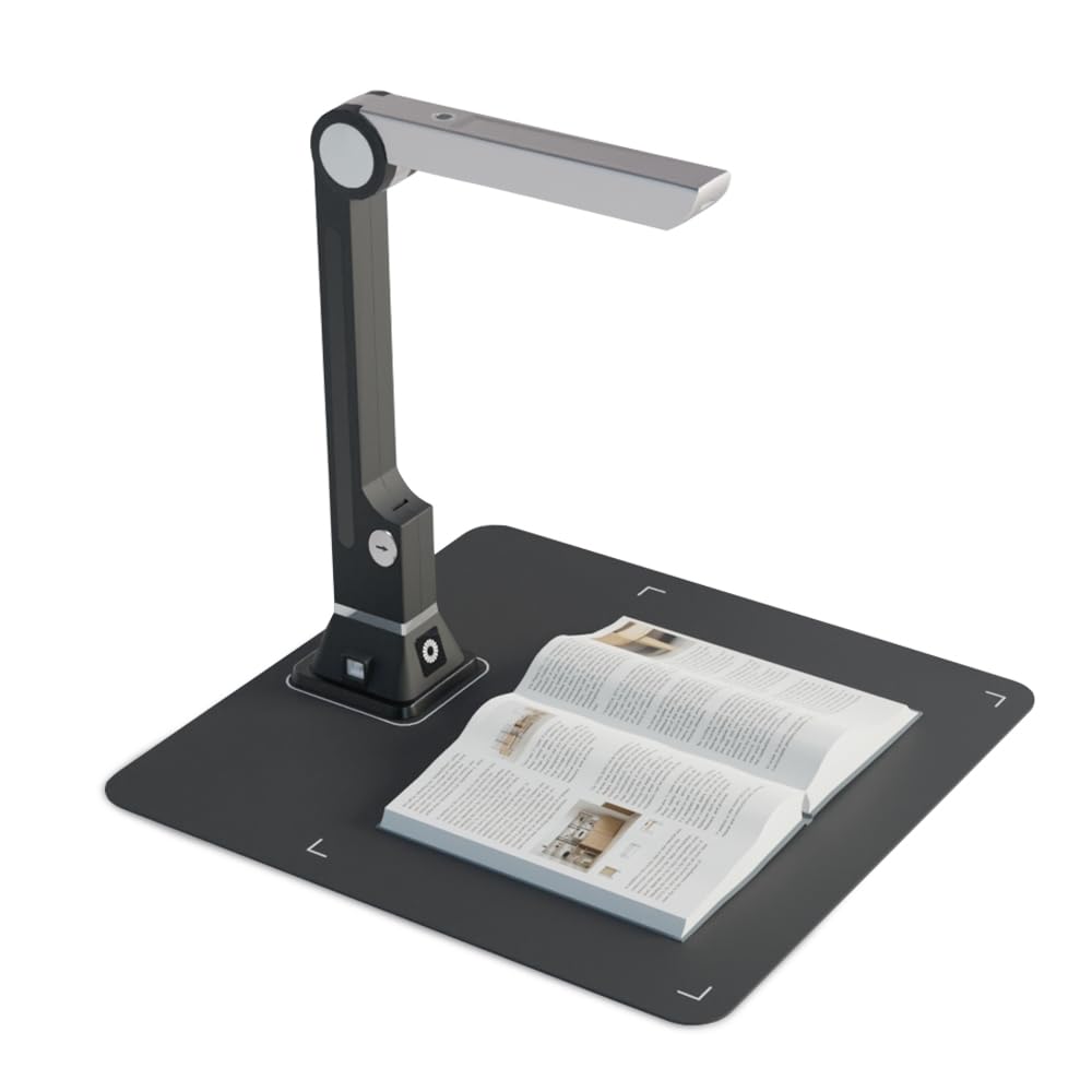 Iris Plaza Scanner Document Scanner Book Scanner Stand Type 5 Million Pixels Automatic Trimming Dark Gray A4 Compatible WJ1004 Non-destructive
Iris Plaza Scanner Document Scanner Book Scanner Stand Type 5 Million Pixels Automatic Trimming Dark Gray A4 Compatible WJ1004 Non-destructive