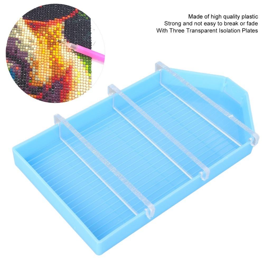 With Brush Bead Sorting Trays Plastic Rhinestone Storage Tray Diamond Art Container DIY Art Craft синий
With Brush Bead Sorting Trays Plastic Rhinestone Storage Tray Diamond Art Container DIY Art Craft синий