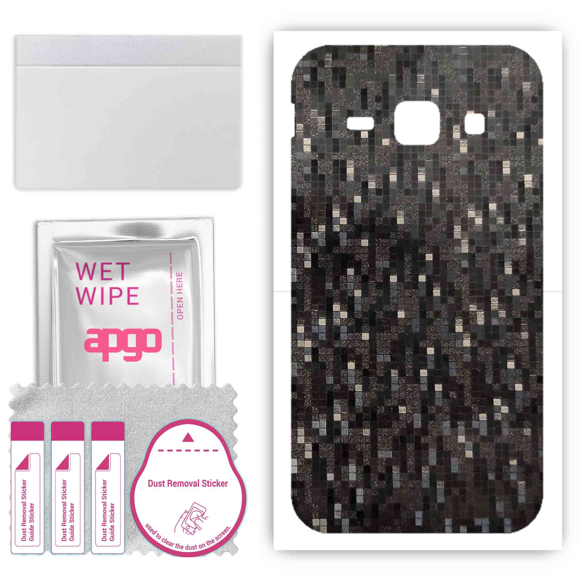 Apgo Protective Skin Sticker для задньої панелі, сумісний із Samsung Galaxy J1 (2016 р), Обгортка плівка, фольга, вініл – візерунок чорного пікселя
Apgo Protective Skin Sticker для задньої панелі, сумісний із Samsung Galaxy J1 (2016 р), Обгортка плівка, фольга, вініл – візерунок чорного пікселя
