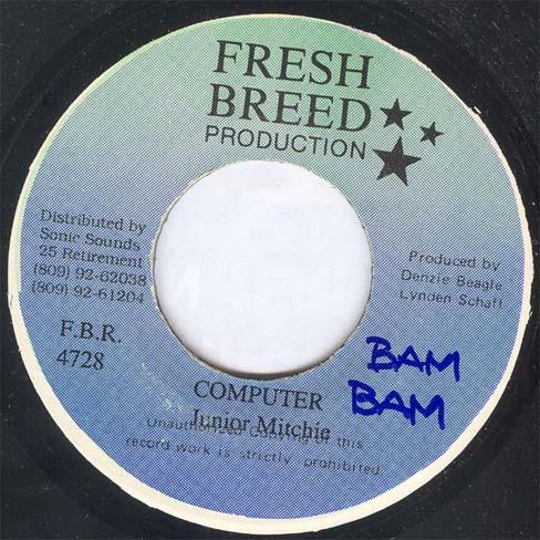 7inch Record JUNIOR MITCHIE - Computer FBR4728 Fresh Breed Pro Jamaica Reggae, Ska & Dub Used
7inch Record JUNIOR MITCHIE - Computer FBR4728 Fresh Breed Pro Jamaica Reggae, Ska & Dub Used