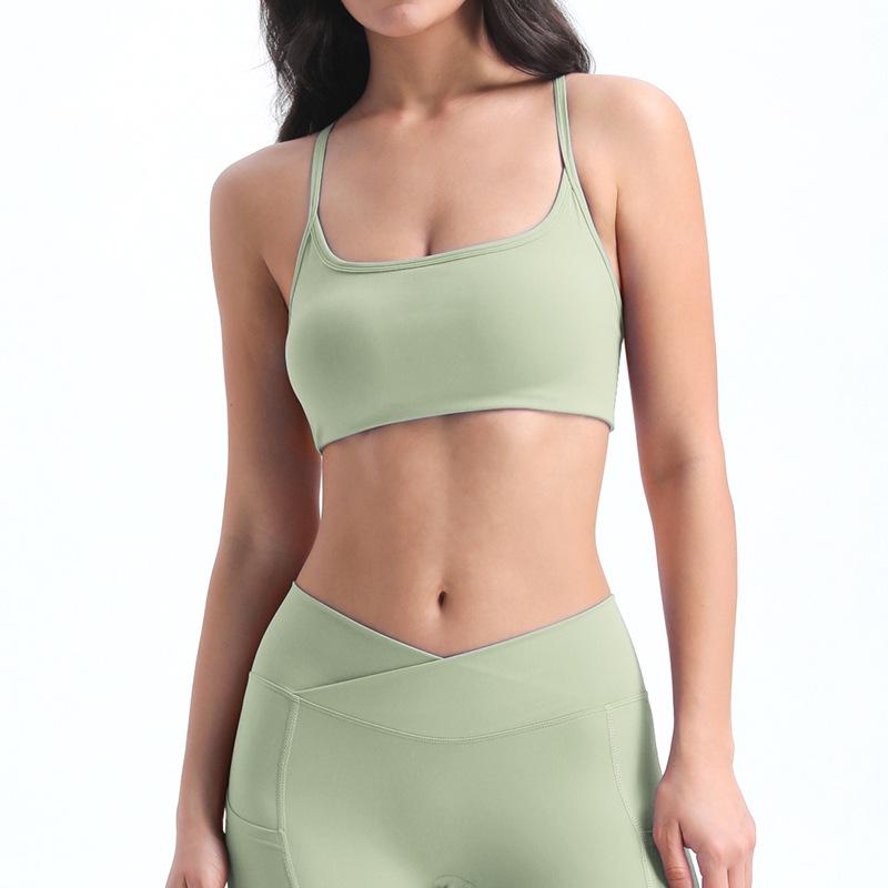 Женский спортивный бюстгальтер с перекрестной спинкой - Ударопрочный, предотвращающий провисание жилет для йоги с тонкими бретелями Large
Женский спортивный бюстгальтер с перекрестной спинкой - Ударопрочный, предотвращающий провисание жилет для йоги с тонкими бретелями Large