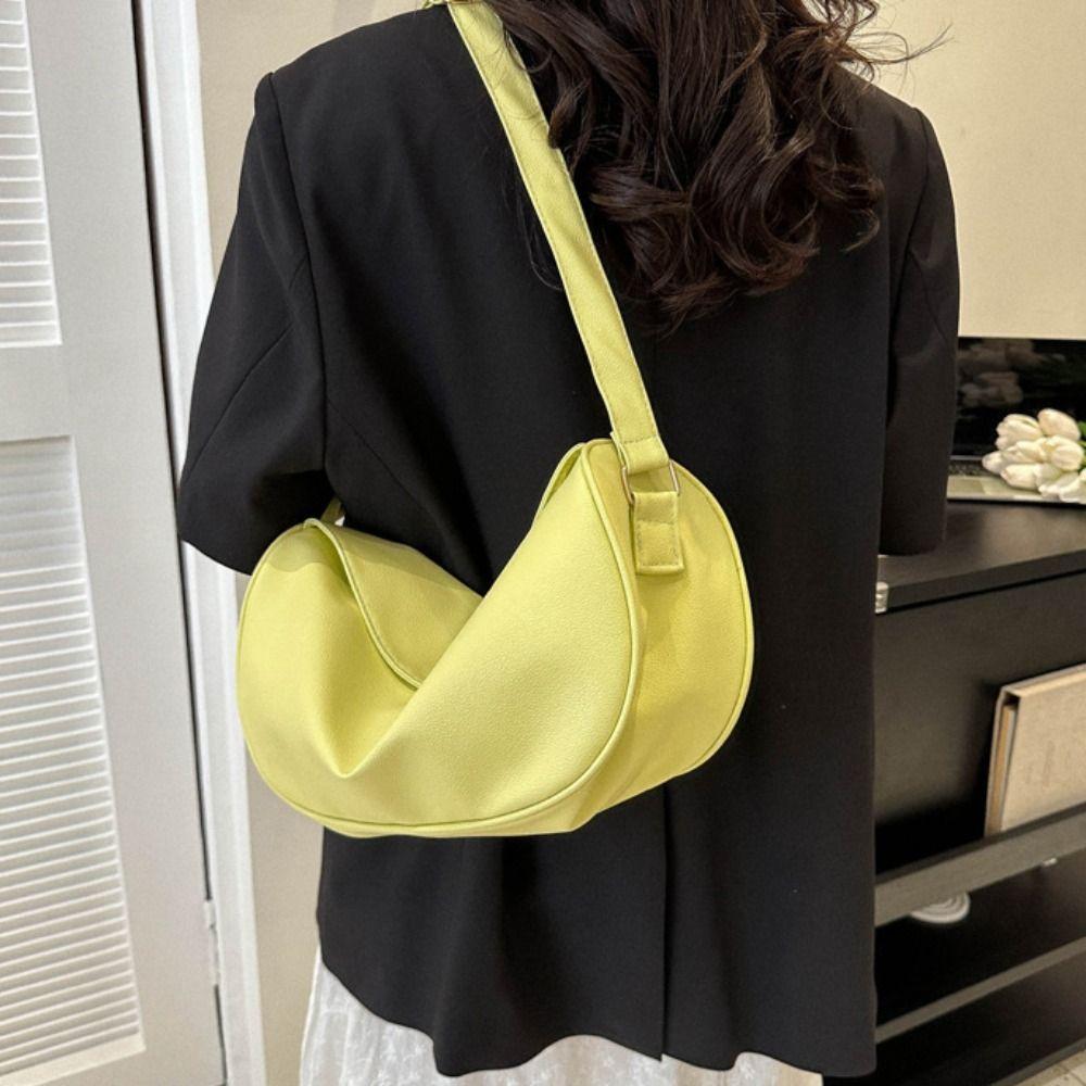 Korean Style Women Crossbody Bag Solid Color Shoulder Bag Fashion Dumpling Messenger Bag Girls коричневий
Korean Style Women Crossbody Bag Solid Color Shoulder Bag Fashion Dumpling Messenger Bag Girls коричневий