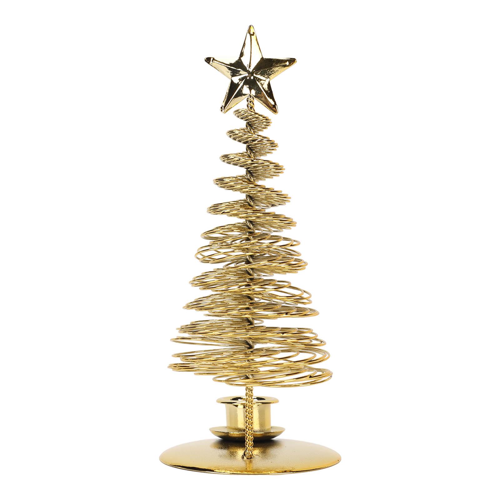 Christmas Tree Candlestick Holder with Star Metal Golden Christmas Tree Candle Stand for Festival Table Decoration
Christmas Tree Candlestick Holder with Star Metal Golden Christmas Tree Candle Stand for Festival Table Decoration
