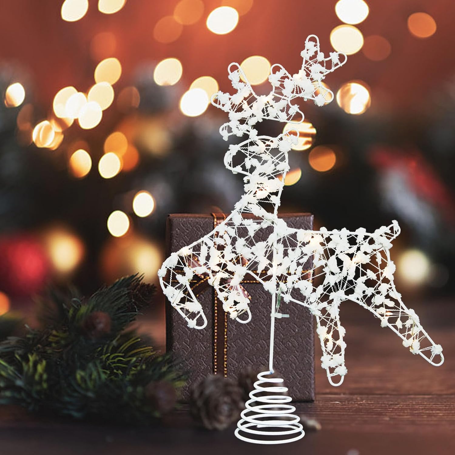 Christmas Tree LED Star Tree Topper Battery Operated Treetop Decoration Hanging Xmas Decoration Ornament Topper Christmas Star оленевий
Christmas Tree LED Star Tree Topper Battery Operated Treetop Decoration Hanging Xmas Decoration Ornament Topper Christmas Star оленевий
