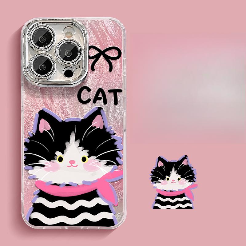 Cute Graffiti Cat Suitable for Apple 16 Feather Yarn Mobile Phone Case Huawei Mate70pro Bracket Bracelet 15/14 Women Redmi K40/K40 Pro
Cute Graffiti Cat Suitable for Apple 16 Feather Yarn Mobile Phone Case Huawei Mate70pro Bracket Bracelet 15/14 Women Redmi K40/K40 Pro