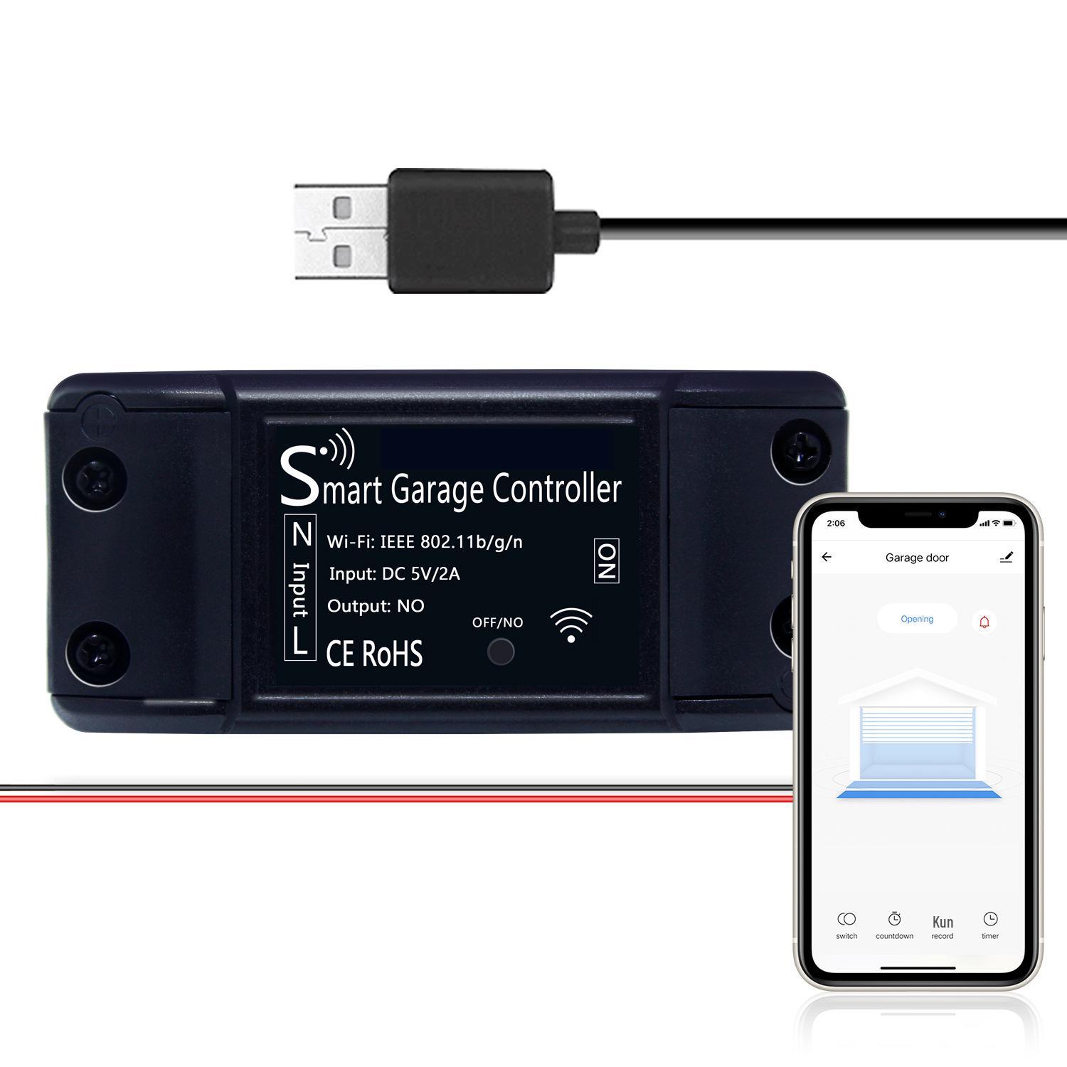 Tuya Doodle WiFi Smart Garage Door Controller, USB Version, Voice Control, Compatible with Alexa & Google чорний
Tuya Doodle WiFi Smart Garage Door Controller, USB Version, Voice Control, Compatible with Alexa & Google чорний