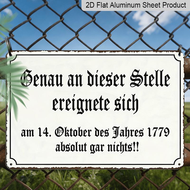2D Flat, Vintage-style Nothing Happens Here Metal Decorative Sign - Wall-mounted, Versatile, No Electricity Needed, Perfect for Bars, Pubs, and 20*30cm
2D Flat, Vintage-style Nothing Happens Here Metal Decorative Sign - Wall-mounted, Versatile, No Electricity Needed, Perfect for Bars, Pubs, and 20*30cm