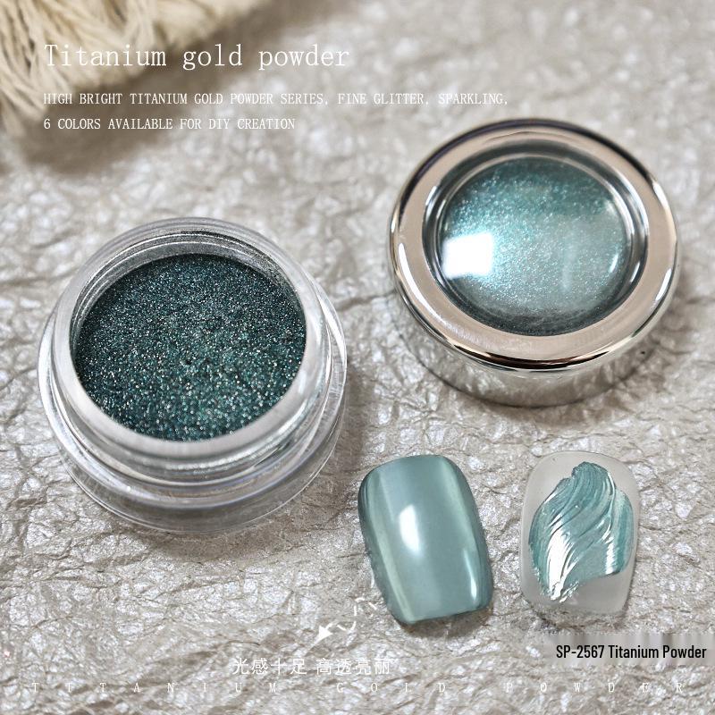 Titanium Gold Laser Glitter Nail Art Magic Mirror Powder
Titanium Gold Laser Glitter Nail Art Magic Mirror Powder