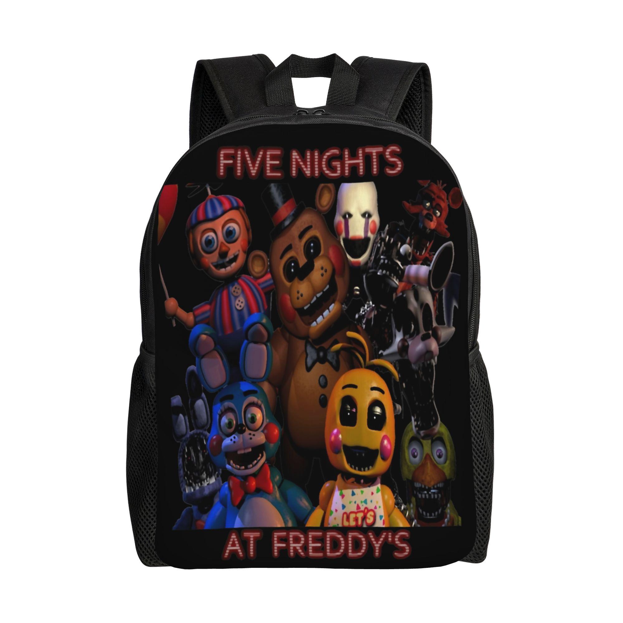 FNAF Horror Game Freddys Backpack for Men Women Teenage High School Hiking Travel Daypack Laptop Shoulder Bag Sports One Size
FNAF Horror Game Freddys Backpack for Men Women Teenage High School Hiking Travel Daypack Laptop Shoulder Bag Sports One Size
