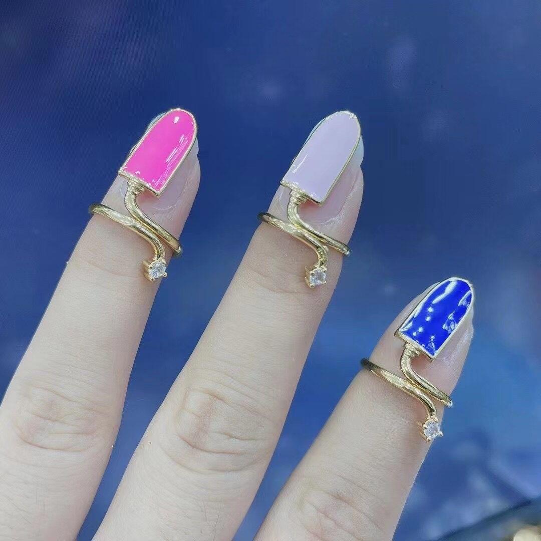 Colorful Oil Drop Adjustable Open Ring for Nails and Tail Joints One Size синий
Colorful Oil Drop Adjustable Open Ring for Nails and Tail Joints One Size синий