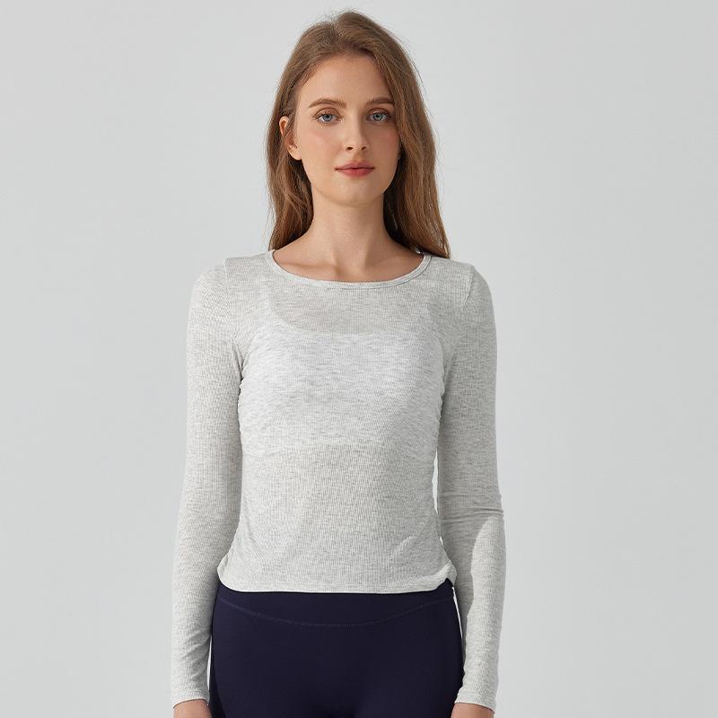 Women s Antibacterial Slim Fit Ribbed Yoga Top - Long Sleeve, Round Neck, Breathable Base Layer M
Women s Antibacterial Slim Fit Ribbed Yoga Top - Long Sleeve, Round Neck, Breathable Base Layer M