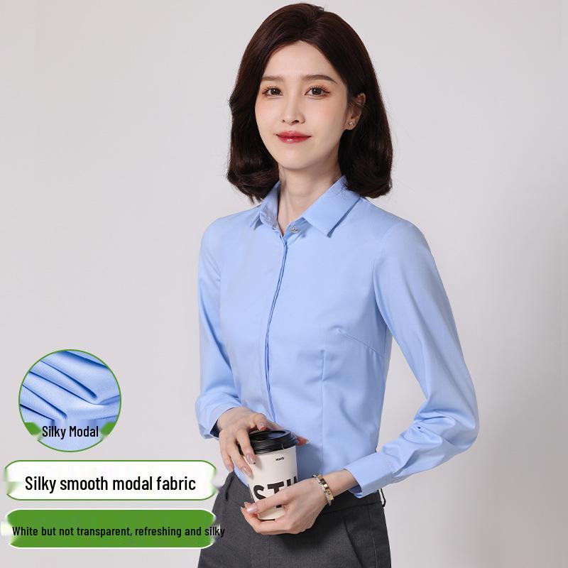 Women s Long Sleeve Professional White Stretch Shirt for College Students and Teachers S
Women s Long Sleeve Professional White Stretch Shirt for College Students and Teachers S