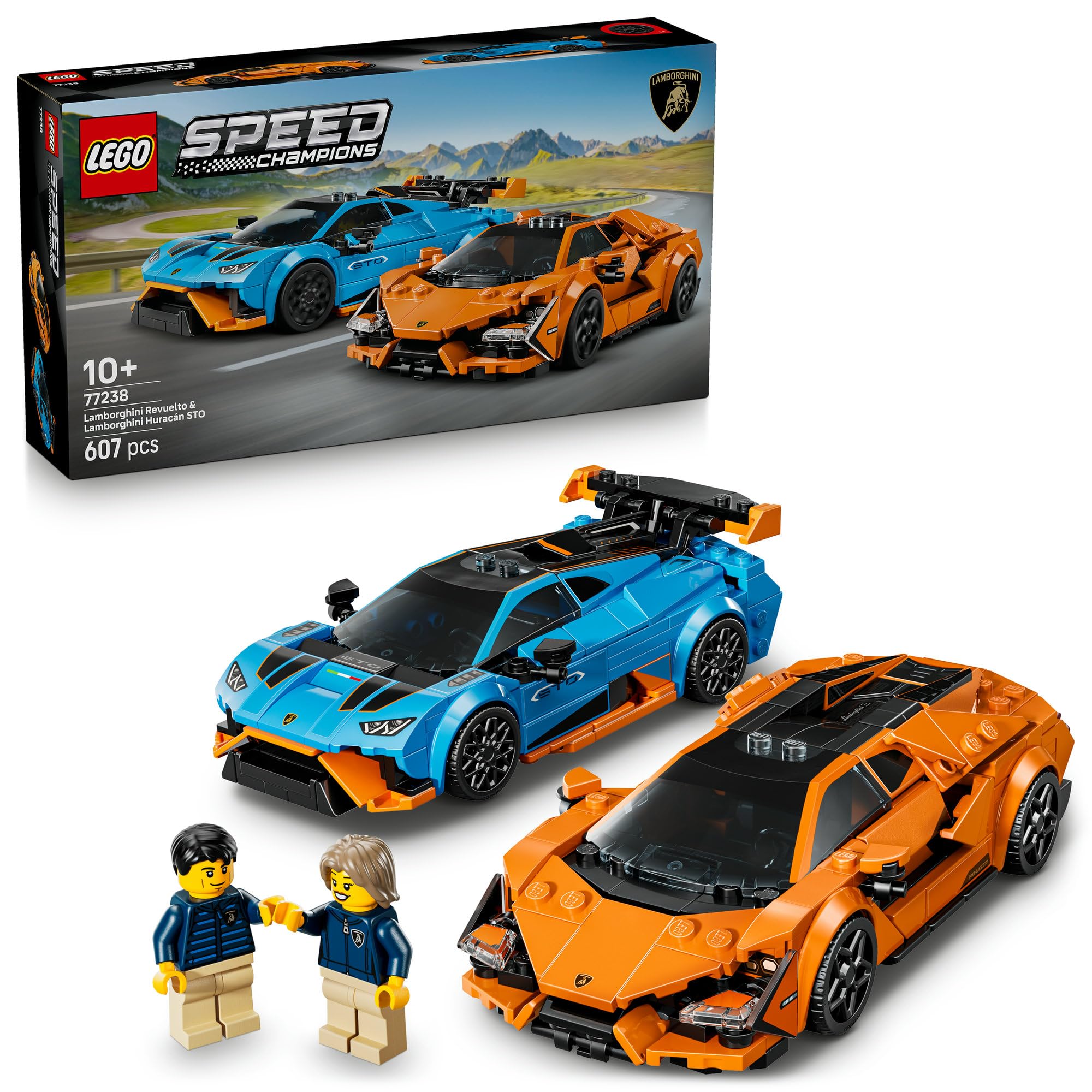 LEGO Speed Champions Lamborghini Revuelto Huracán STO Toy Playset Vehicles Car Minifigure Gift for Boys Girls Kids 10 11 12 Years Old 77238
LEGO Speed Champions Lamborghini Revuelto Huracán STO Toy Playset Vehicles Car Minifigure Gift for Boys Girls Kids 10 11 12 Years Old 77238