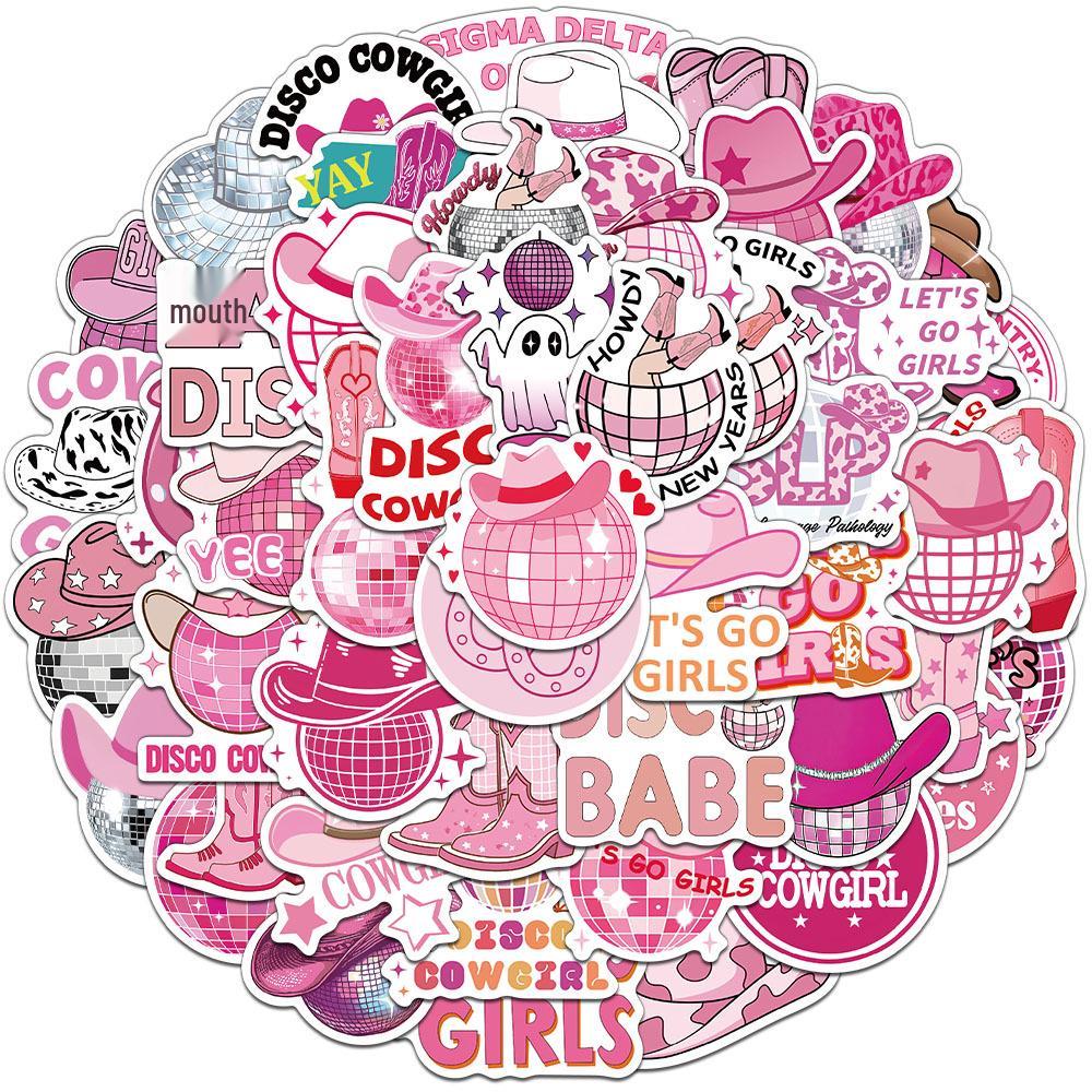 50 Sheets Disco Cowgirl Cartoon Stickers for DIY Phone Case Decoration
50 Sheets Disco Cowgirl Cartoon Stickers for DIY Phone Case Decoration