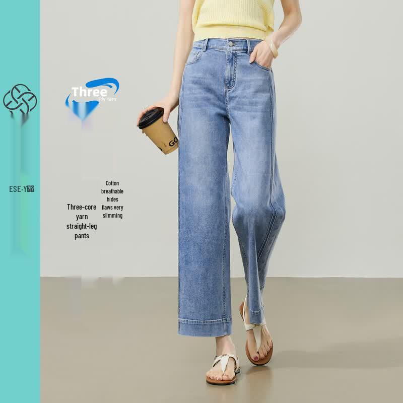 ESE-Y 2026 Summer Slimming Straight-Leg Jeans 31
ESE-Y 2026 Summer Slimming Straight-Leg Jeans 31