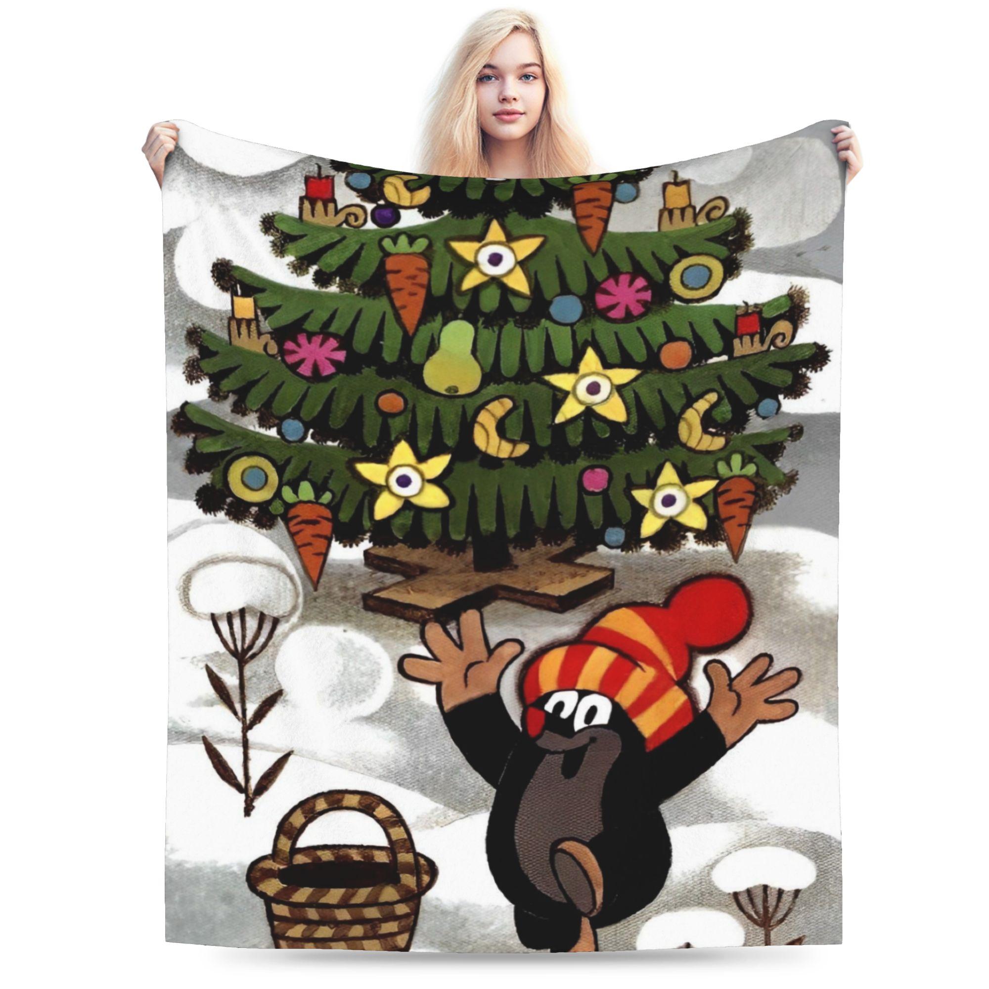 The Little Mole Fleece Blanket Cartoon Christmas Xmas Awesome Throw Blanket for Home Hotel Sofa 150*125cm Bedspreads 200x150cm 80x60in
The Little Mole Fleece Blanket Cartoon Christmas Xmas Awesome Throw Blanket for Home Hotel Sofa 150*125cm Bedspreads 200x150cm 80x60in