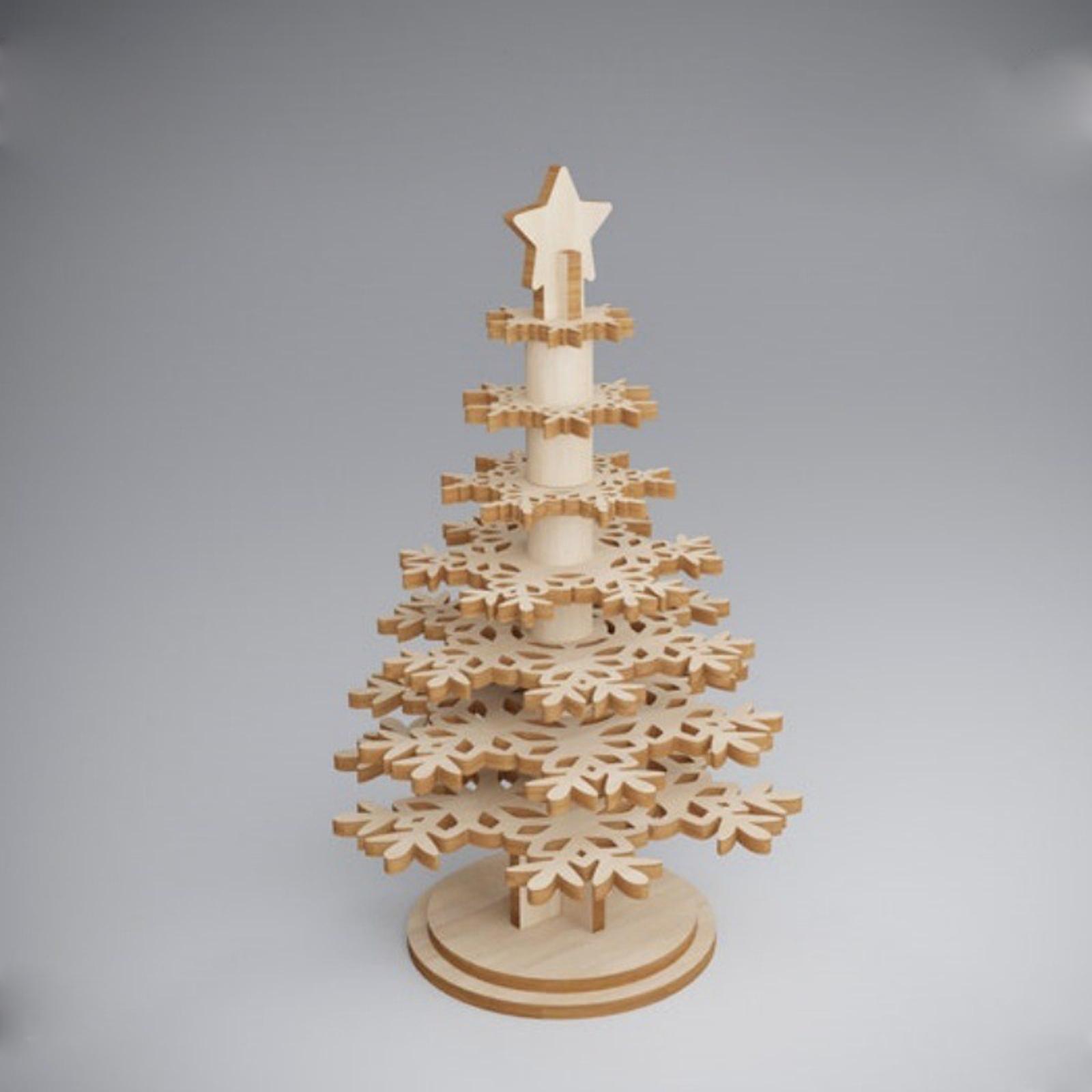 Handmade Wooden Christmas Tree Ornament - Snowflake Puzzle Design - Holiday Window Decoration One Size
Handmade Wooden Christmas Tree Ornament - Snowflake Puzzle Design - Holiday Window Decoration One Size